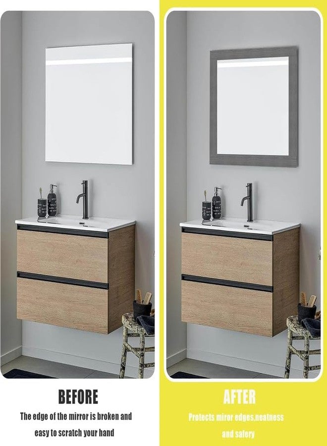 MUNIKESH CREATION Textured PVC Vinyl Wood Border Wallpaper - Peel & Stick Wooden Contact Paper for Countertops, Walls, Furniture - Waterproof Self-Adhesive Decorative Sticker (Grey, 4x300 Inch) - Image 2